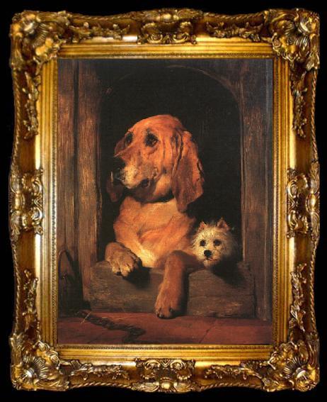 framed  Sir Edwin Landseer Dignity and Impudence, ta009-2